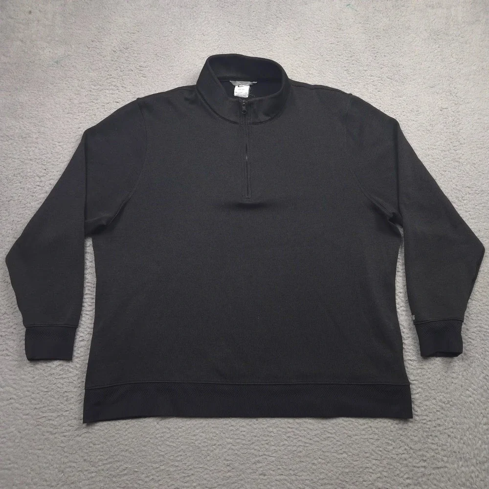 Nike Dri-FIT Player Half Zip Golf Pullover Men 2XL Black DH0986-010